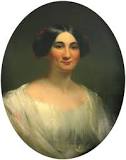 Portrait of Phoebe Cary that hangs in her childhood home in North College Hill, Ohio; painting made in New York City in 1850