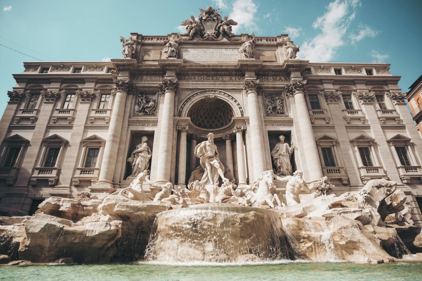 [Image description: Rome's Trevi Fountain.] Via Unsplash.