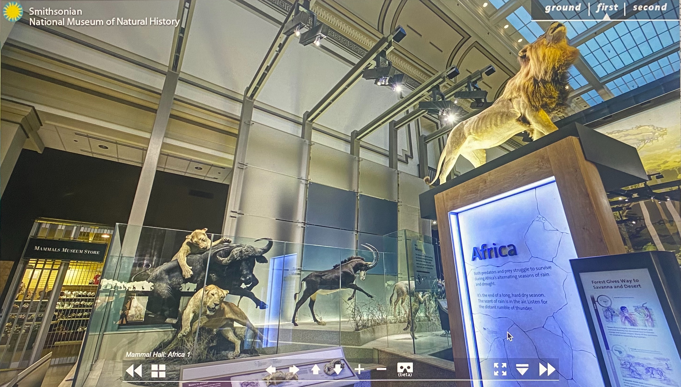 virtual tour of the smithsonian air and space museum