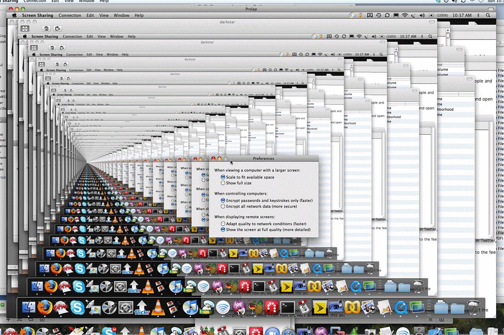 What happens when you screen share on a computer that's al… | Flickr